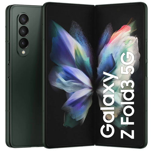 Samsung Galaxy Z Fold3 5G (12GB-256GB, Phantom Green, Refurbished)