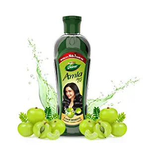 PACK OF 2 Dabur Amla Hair Oil for Strong, Long and Thick Hair 450ml